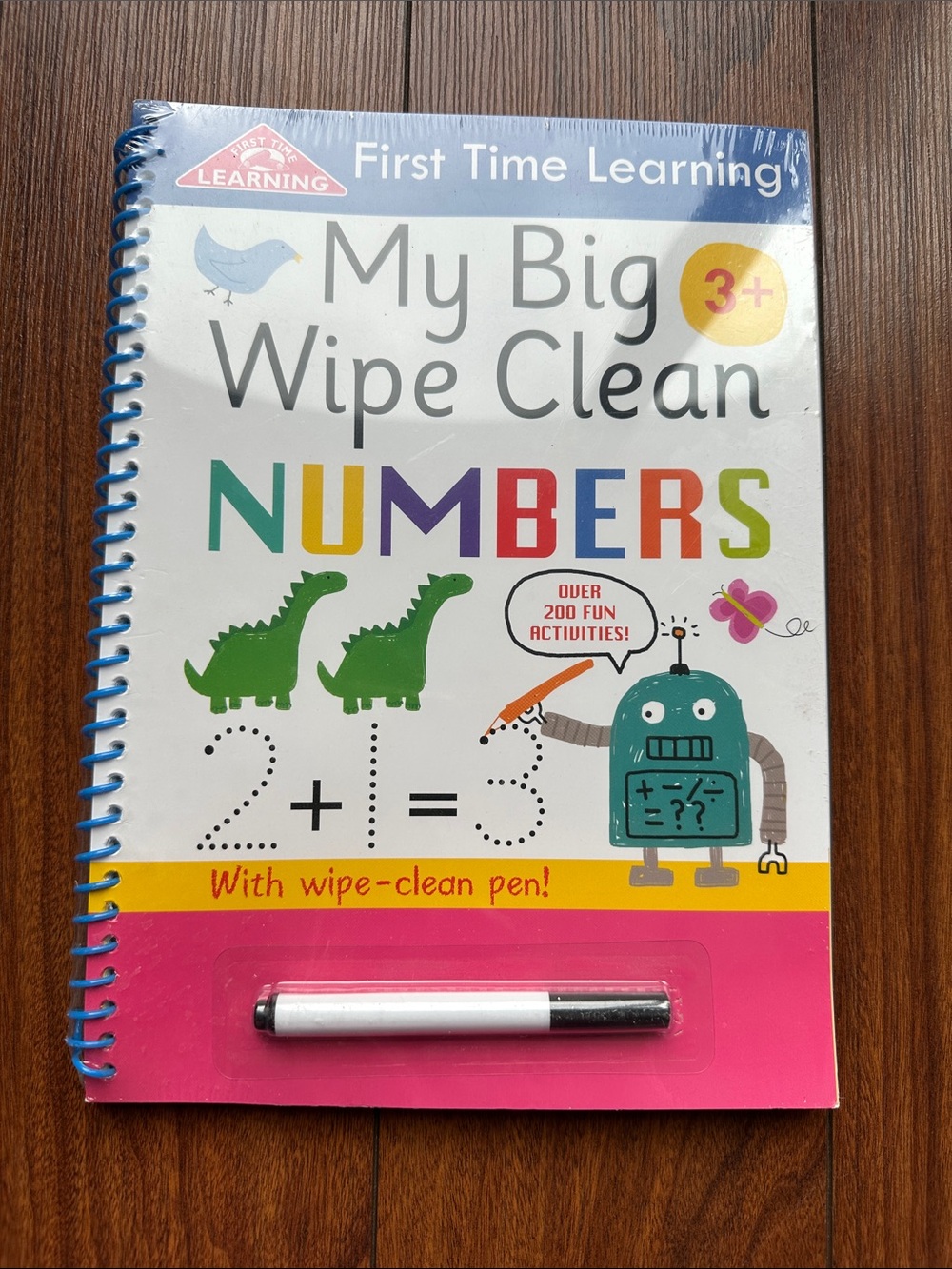 👧🏻👦🏻NWT My Big Wipe Clean Numbers Learning Book👧🏻👦🏻